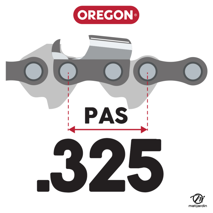 Guide tronçonneuse Oregon 40 cm. 3/8" 1,3 mm 67 maillons 160MPGD025 Micro Lite