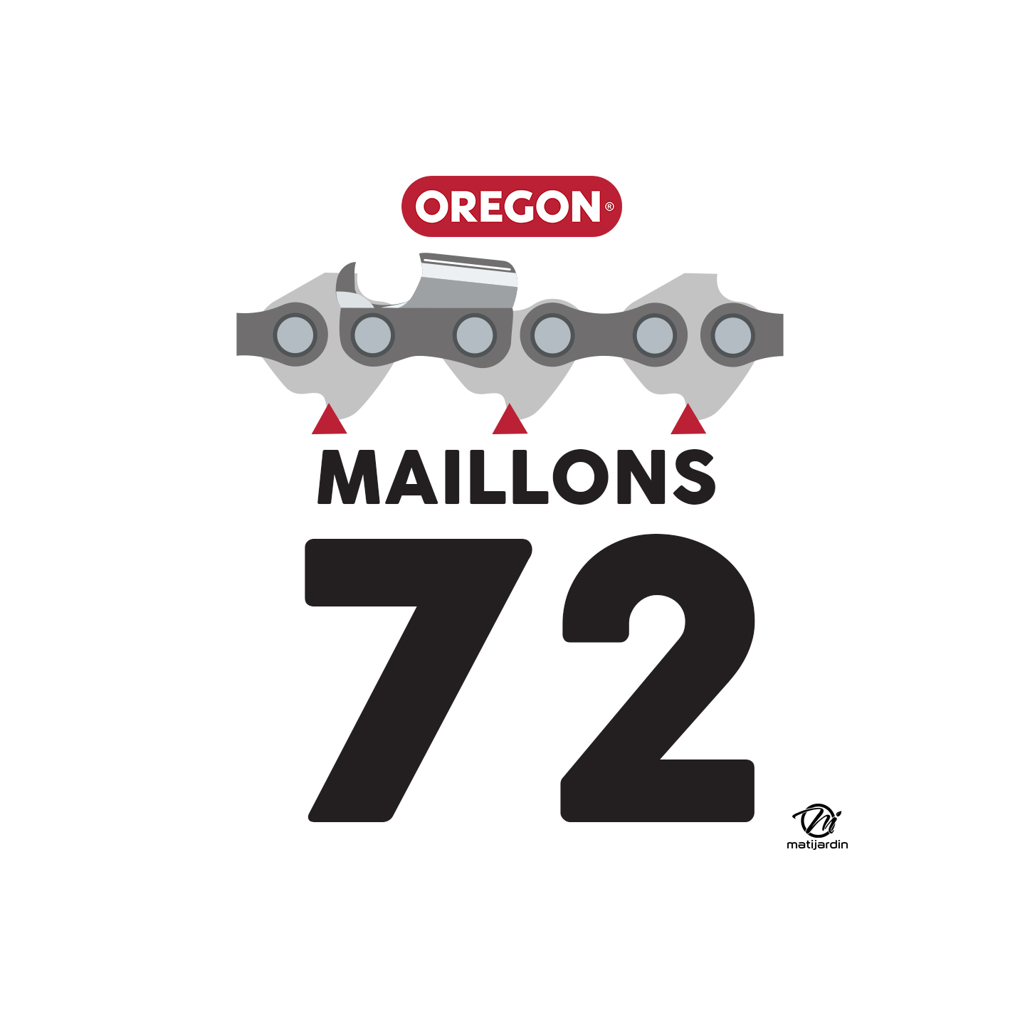 Pack Guide + 2 Chaînes Tronçonneuse 72entraineurs 45cm De Coupe 0