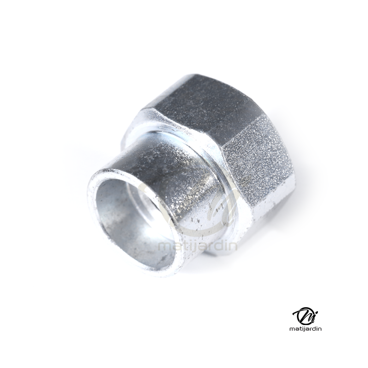 Adaptateur pour tête débroussailleuse Tecomec. Femelle. Ø 14x1,50. Pas à gauche. Pour Stihl