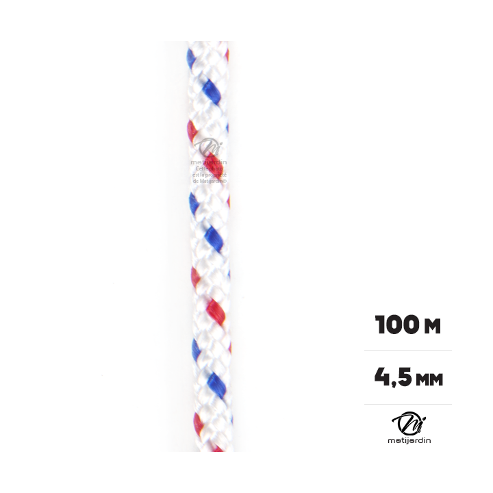 Rouleau de corde de lanceur D4,5mm x 100m