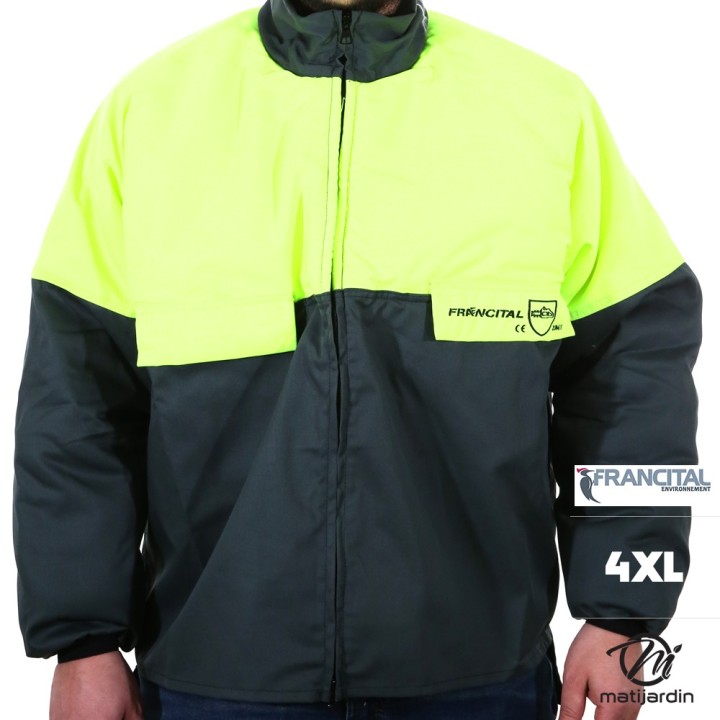 Veste  protection tronçonneuse taille XXXXL Francital