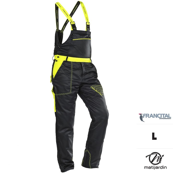 Salopette protection tronçonneuse taille L Francital