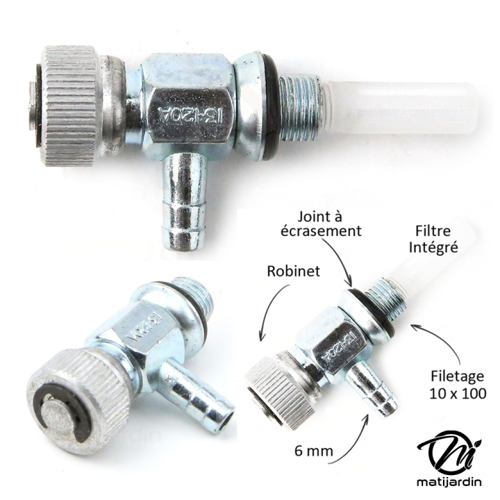 Robinet de réservoir essence pour Bernard Moteur