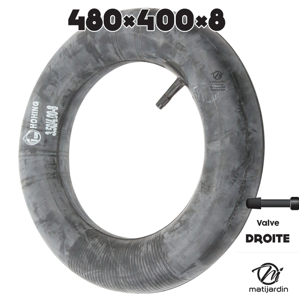 Chambre à Air 4.10/3.50-6 – Valve Droite Ou Courbée, Caoutchouc, 280 G, Pour Motoculteur, Brouette, Quad, Usage Terrain Privé