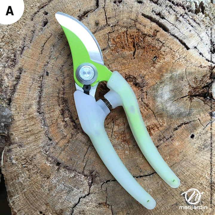 Sécateur Clarity Bahco Pradines PG-05-Green acier trempé. 20 mm. Confort. Made in France