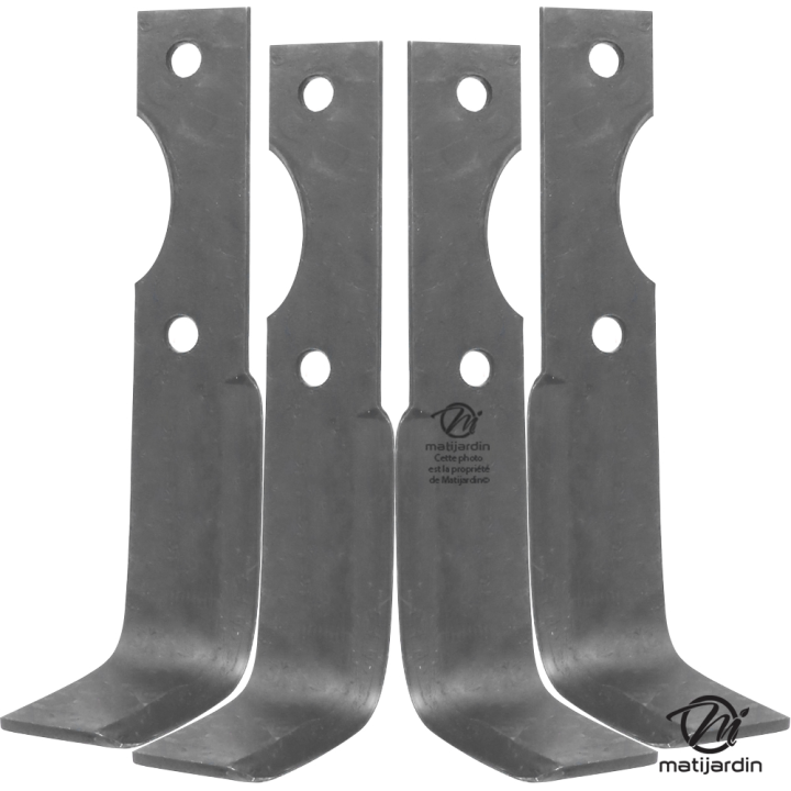 Outils, couteaux de fraise pour Agria N° 1250-254, 25498, 1250-257 97, 25497