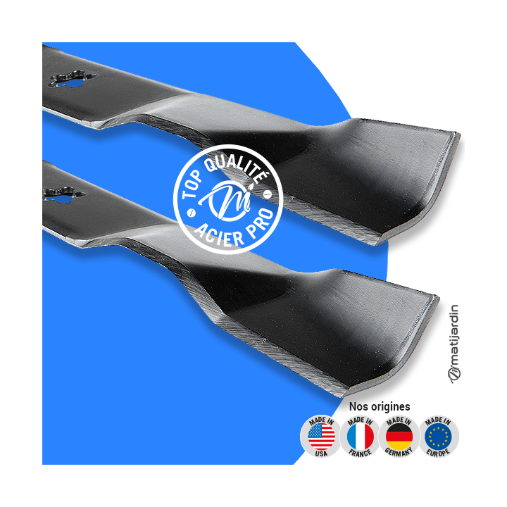 Lame tondeuse pour AYP/Roper 42". N° 134149. Coupe 53 cm