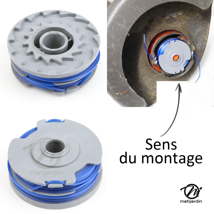 Bobine de fil pour coupe-bordure et rotofil. Pour Flymo