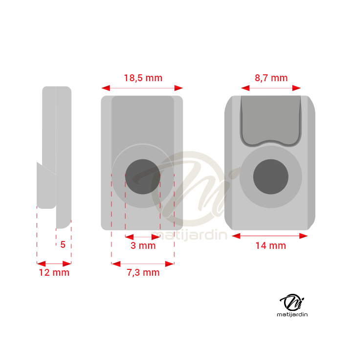 Passe fils. x10. Pour tête débroussailleuse universelle