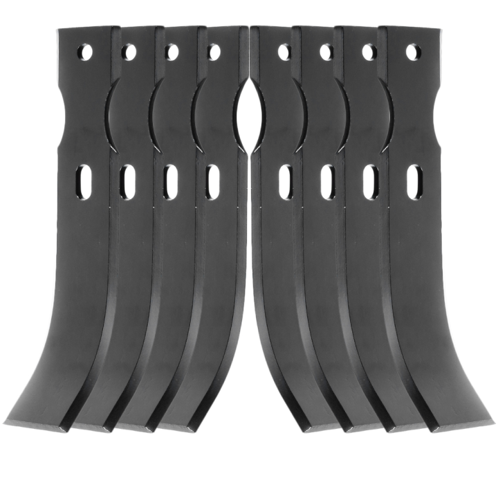 Outils, couteaux de fraises universels reversibles. Type bineur large. Longueur : 210 mm