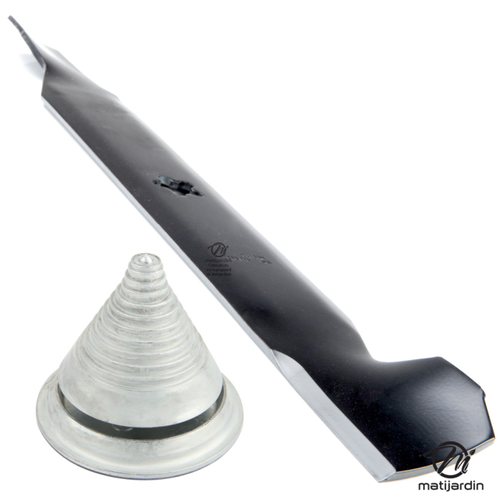 Lame tondeuse pour AYP/Rope 38". N° 127842. Coupe 49 cm