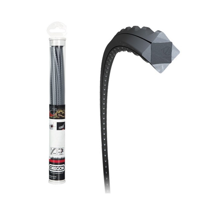 Fil débroussailleuse Oregon FlexiBlade 25 brins de 3,5 mm. Carré. Cranté.