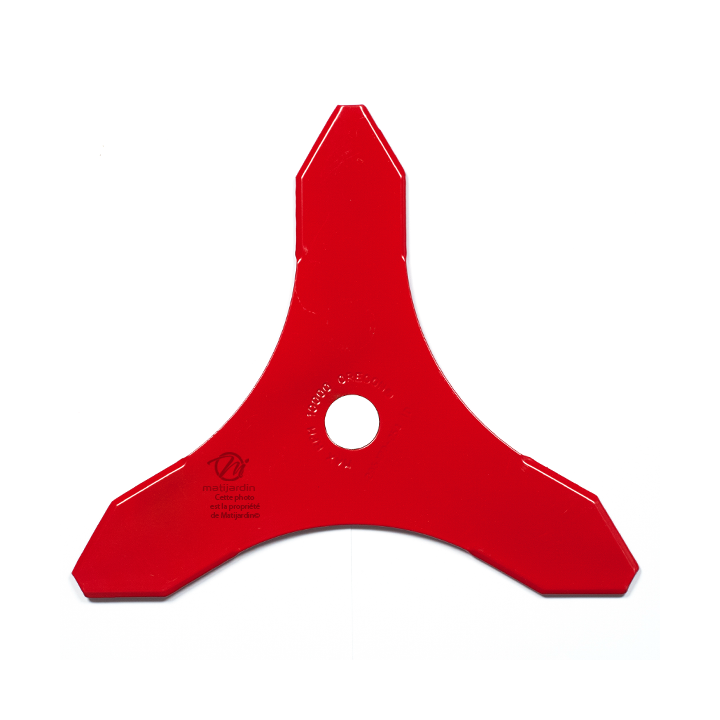 Lame débroussailleuse 3 dents Oregon. Ø 255 mm. Alésage 25,4 mm. Epaisseur 3 mm. One for All.