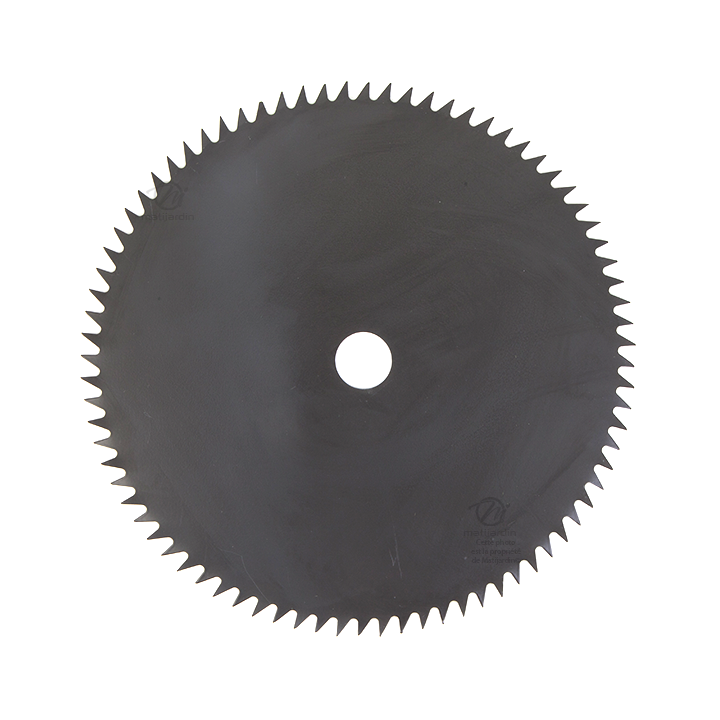 Lame disque 80 dents débroussailleuse. Ø 230 mm. Alésage 25,4 mm. Epaisseur 1,5 mm