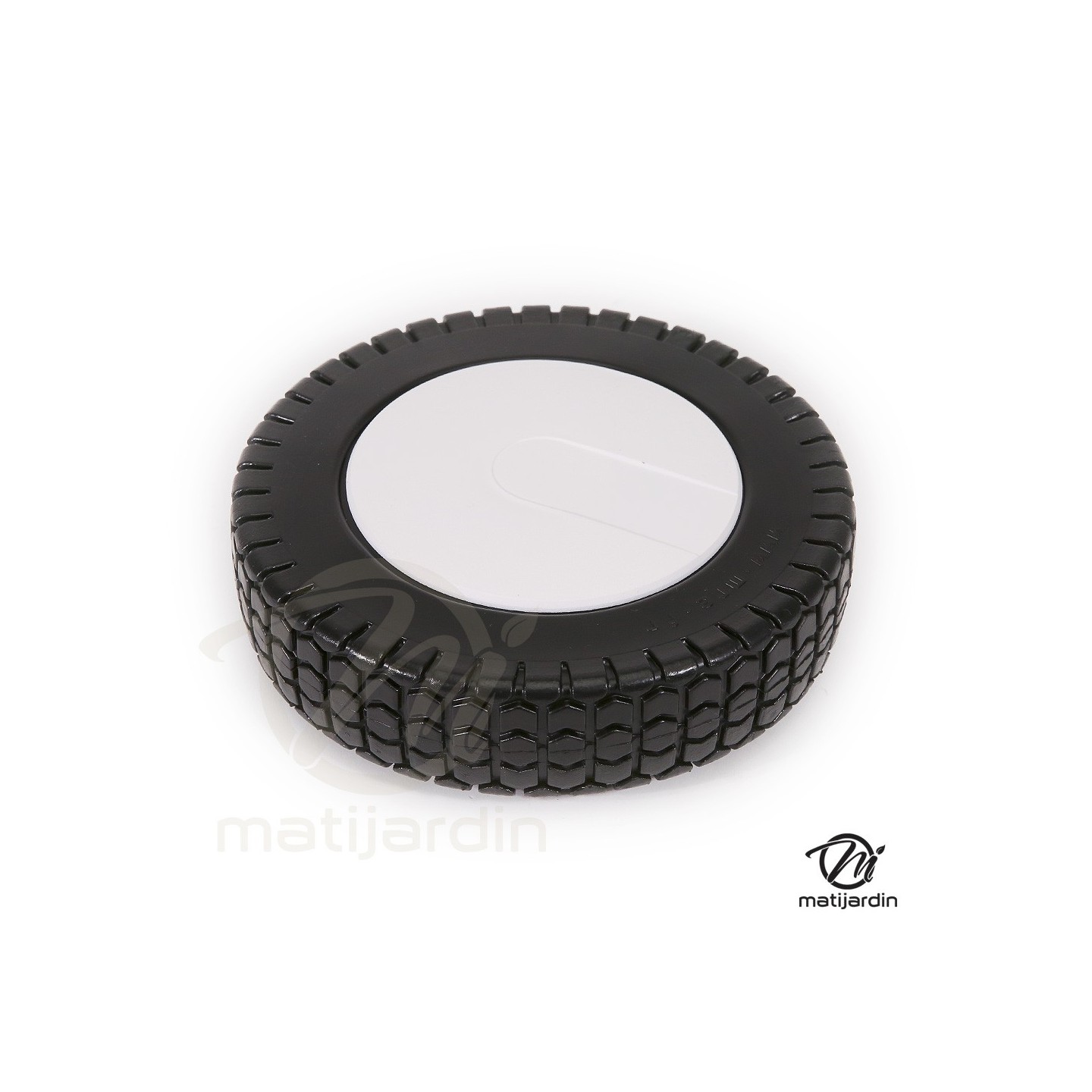 Roues Pleines En Caoutchouc 18 Cm - Compatibles Tondeuses MTD, CUB CADET, WOLF