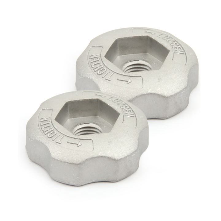 Ecrou de serrage pour tête débroussailleuse 2 fils nylon