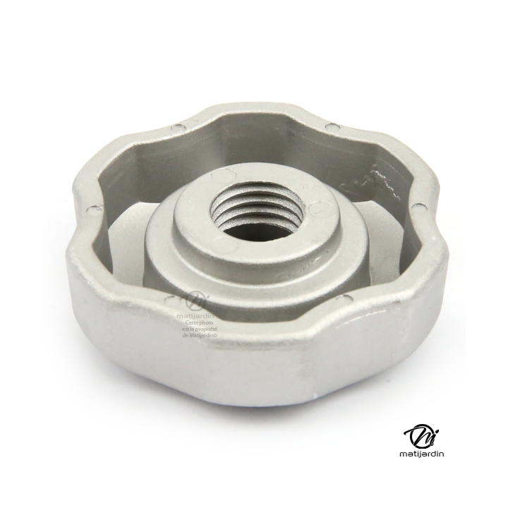 Ecrou de serrage pour tête débroussailleuse 2 fils nylon