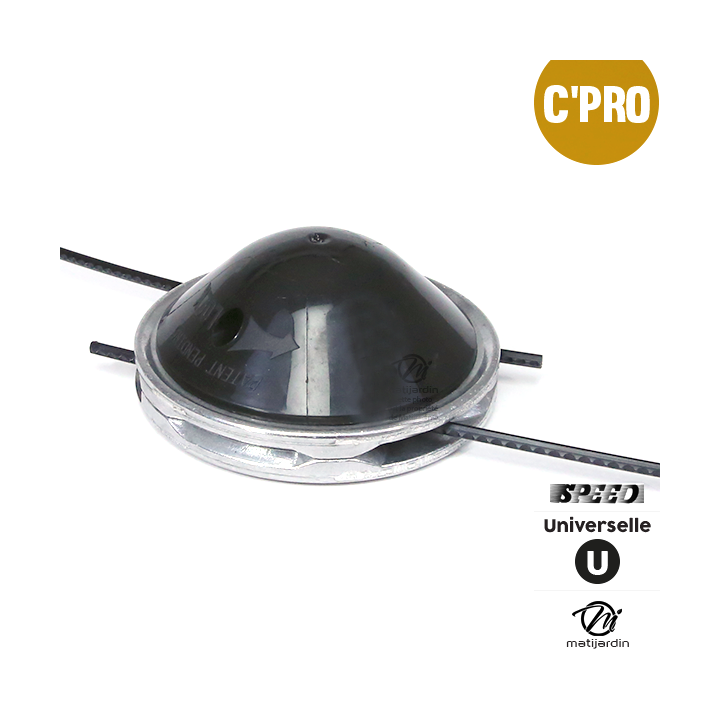 Tête débroussailleuse 2 fils. Alu. Universelle. Speed