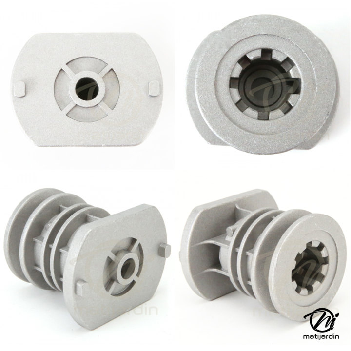 Support de lame, moyeu pour tondeuse Castelgarden N° 22465607/0