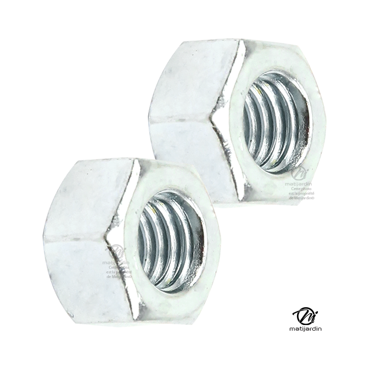Ecrou de débroussailleuse 8 x 1,25 Gauche
