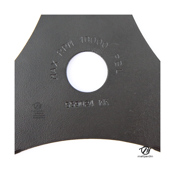 Lame 3 dents débroussailleuse Ø 255 mm 25,4 mm 3 mm