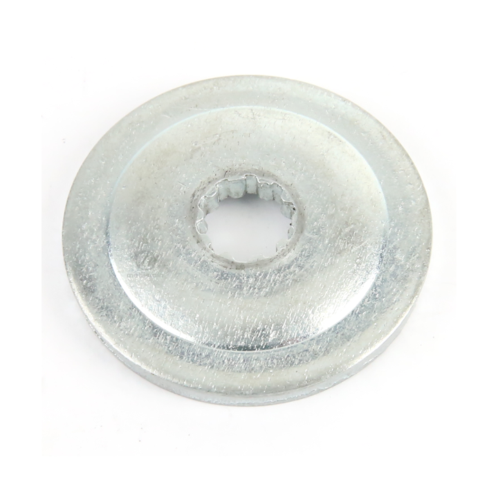 Flasque d'appui inférieur pour renvoi d'angle. 10 cannelures