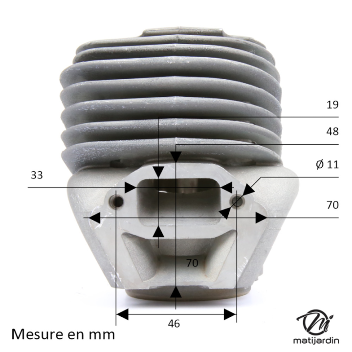 Cylindre & piston pour Husqvarna / Partner K750 51mm