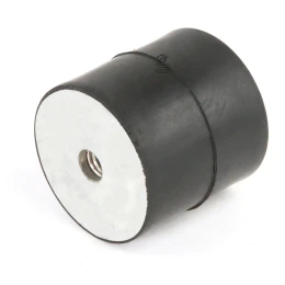 Silent bloc, plot antivibratoire universel 30 x 30 mm. Femelle M6 / Femelle M6