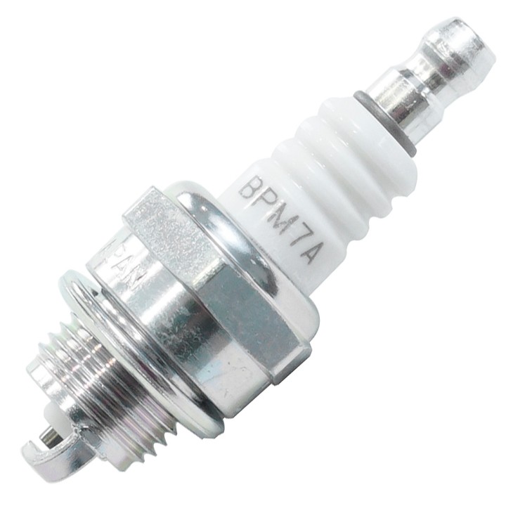 Bougie d'allumage BPM7A NGK pour débroussailleuse, tronçonneuse.