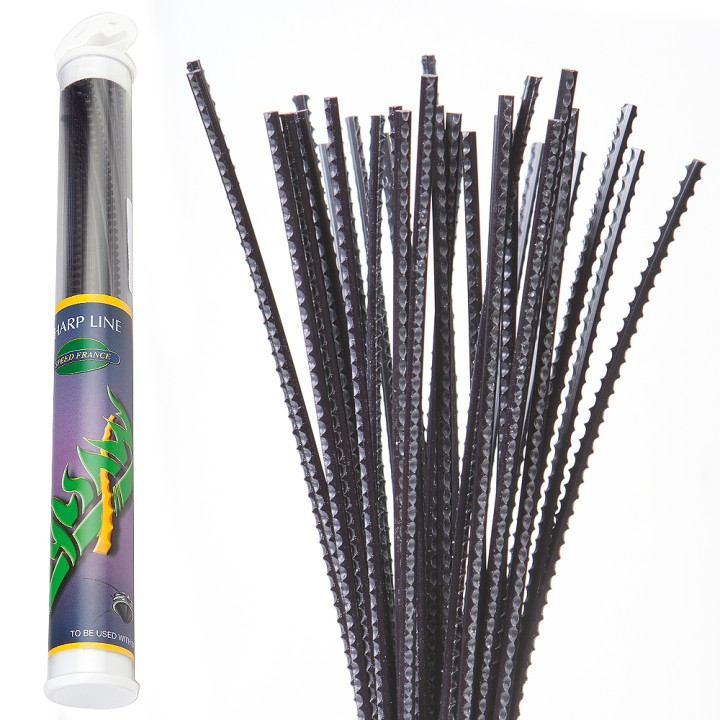 Fil nylon Nylsaw 15 brins de 4,5 mm. Cranté. Tube. Fil débroussailleuse
