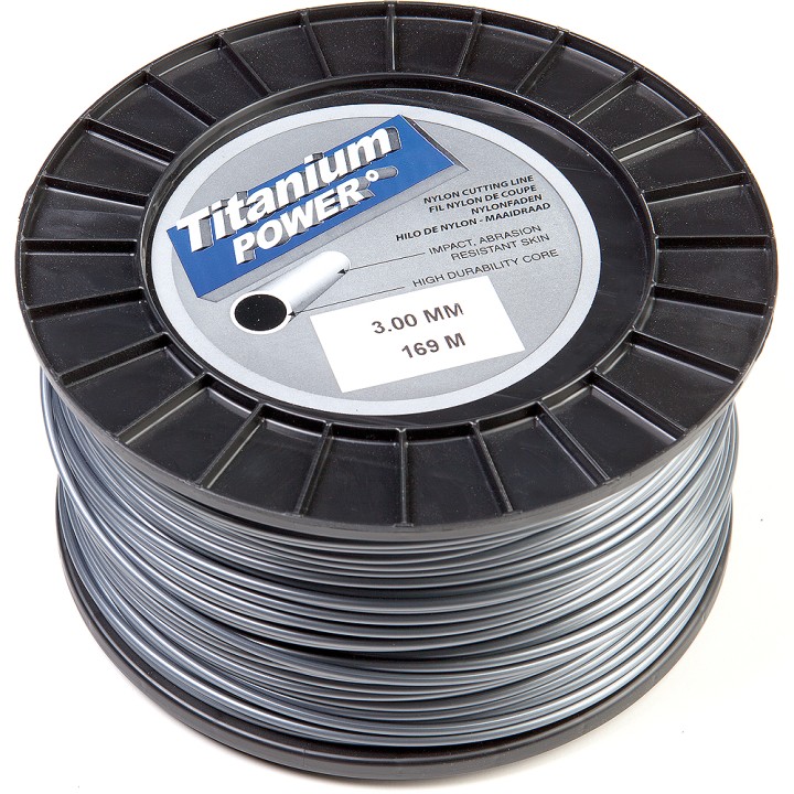 Fil Titanium 3 mm x 169 m, rond, bi-matière, bobine