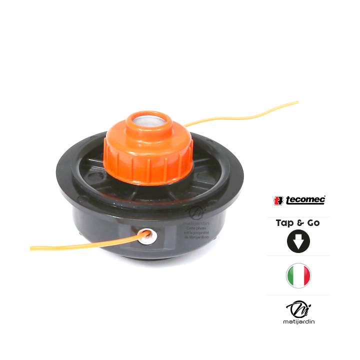 Tête débroussailleuse 2 fils. Tap & Go. Pour Ryobi 153577. Tecomec.