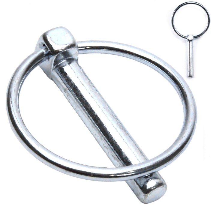 Goupille clips anneau sécurité. Ø 8 x 45 mm