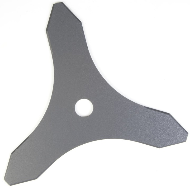 Lame 3 dents débroussailleuse. Ø 300 mm. Alésage 25,4 mm. Epaisseur 3 mm