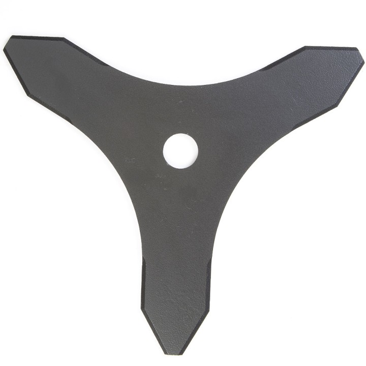 Lame 3 dents débroussailleuse. Ø 300 mm. Alésage 25,4 mm. Epaisseur 4 mm