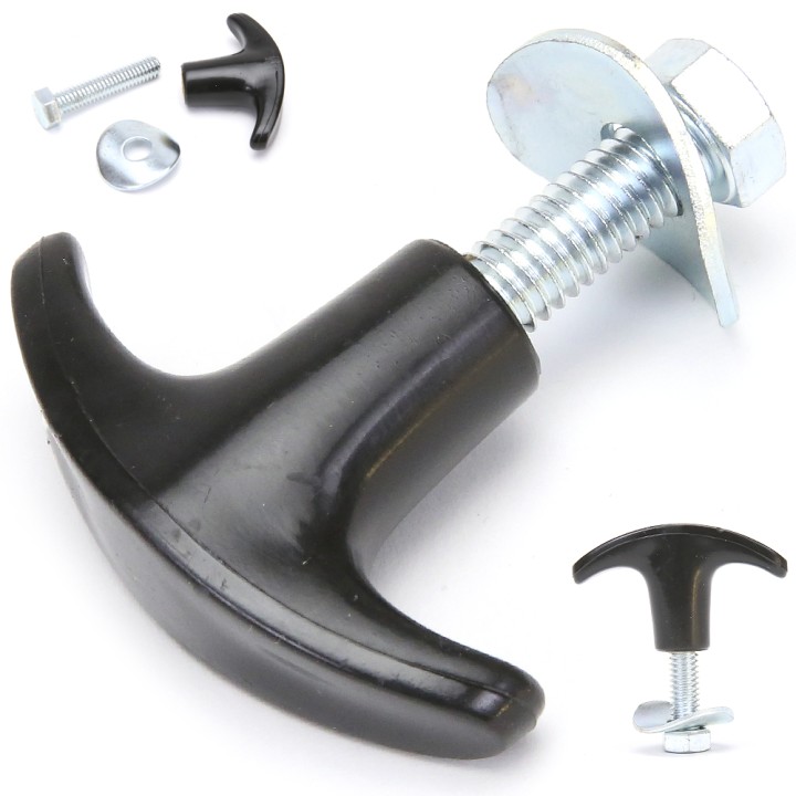 Vis de brancard universel pour tondeuse Ø 8 x 50 mm vis écrou papillon