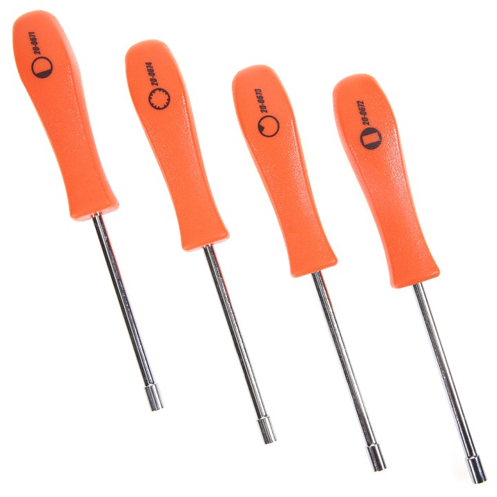 Tournevis pour carburateur. Kit de 4 tournevis