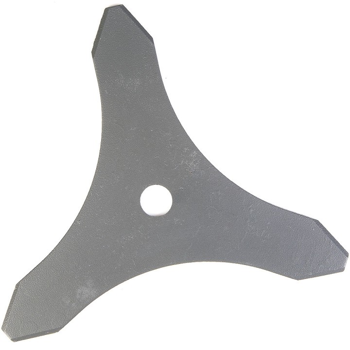 Lame 3 dents débroussailleuse. Ø 255 mm. Alésage 20 mm. Epaisseur 3 mm