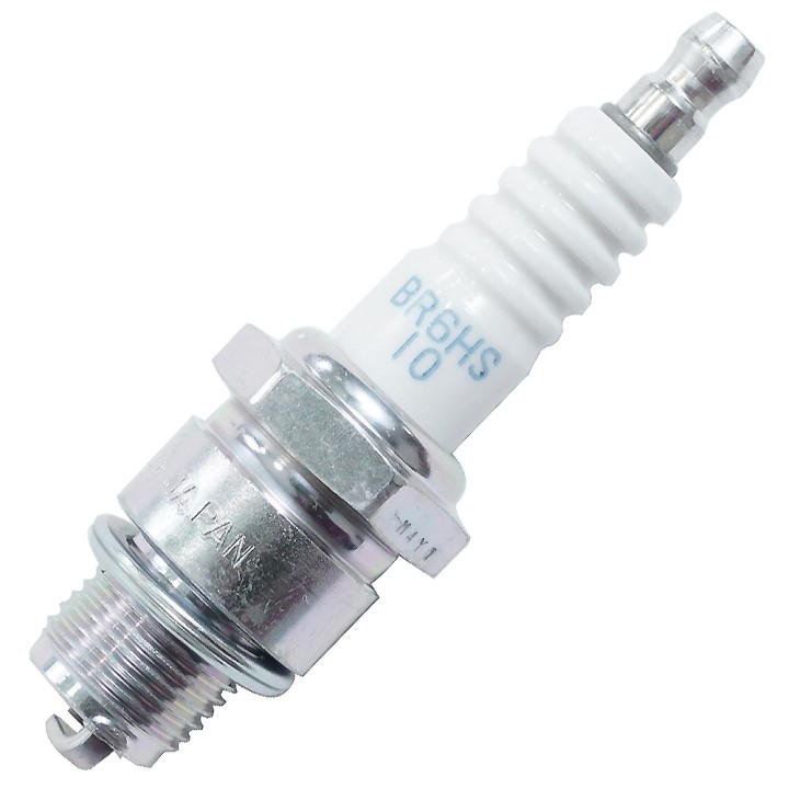 Bougie d'allumage NGK pour débroussailleuse, tronçonneuse. BR6HS