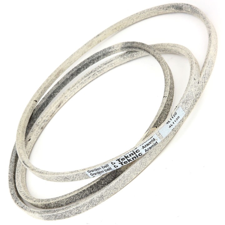 Courroie tondeuse 4L112 Teknic  Kevlar Trapézoïdale, 12,7 mm x 2845 mm