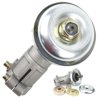 Renvoi d'angle pour débroussailleuse. 7 dents. Diamètre tube 26 mm.