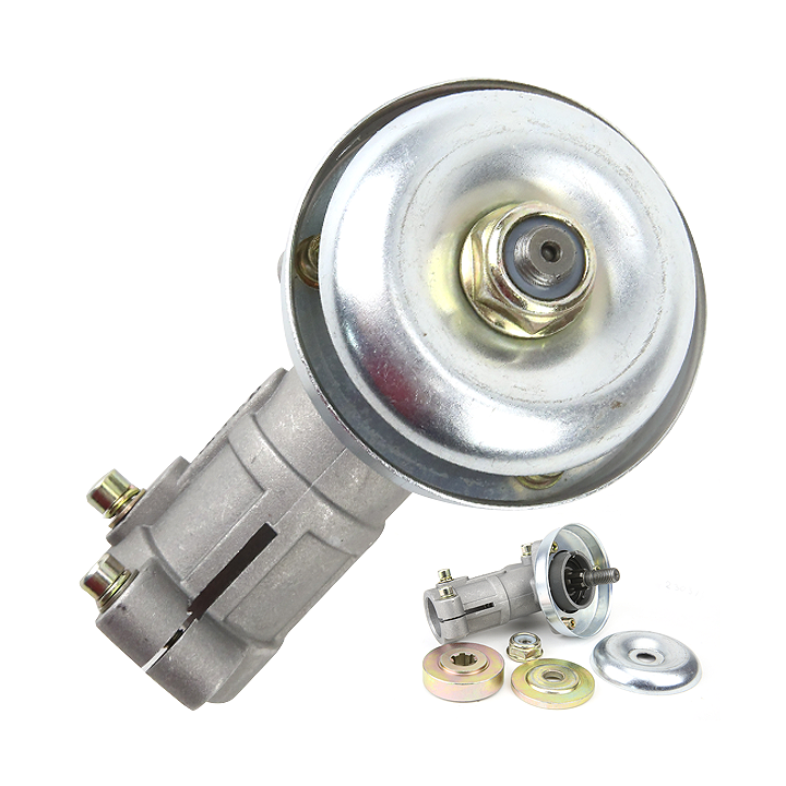 Renvoi d'angle pour débroussailleuse. 7 dents. Diamètre tube 26 mm.