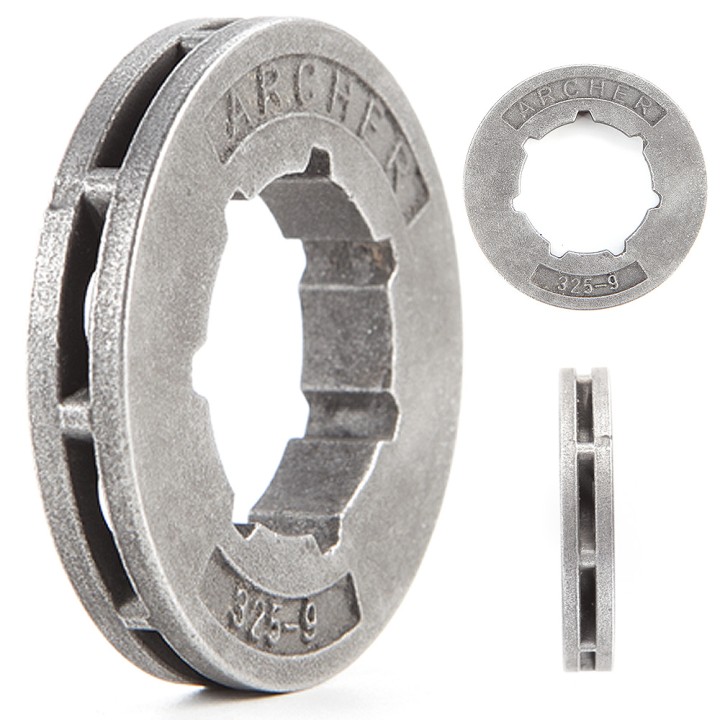 Bague standard pour pignon tronçonneuse .325".  9 dents.