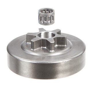 Pignon pour tronçonneuse Alpina 3/8" LP, 6 dents, hauteur cloche 14 mm