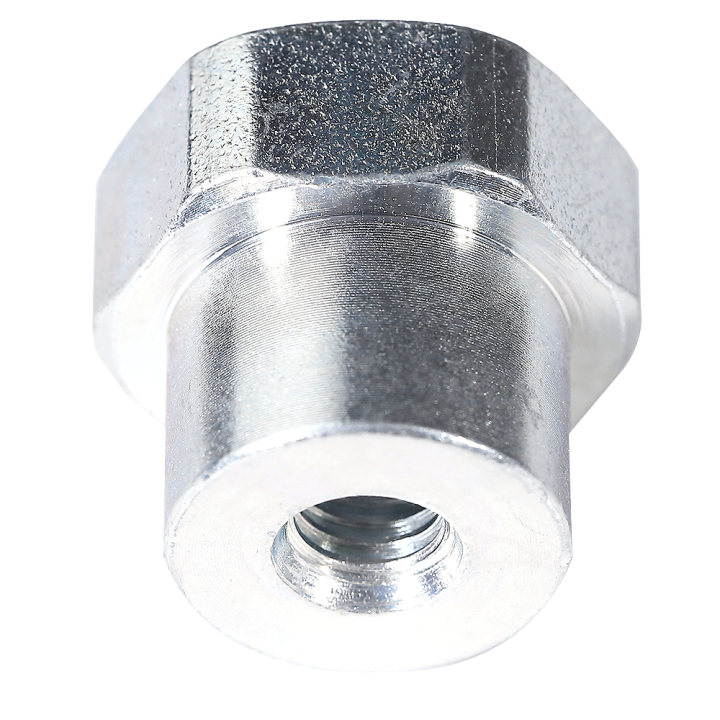 Adaptateur pour tête débroussailleuse Super Pro Tecomec. Femelle. Ø 8x1,25. Pas à droite.