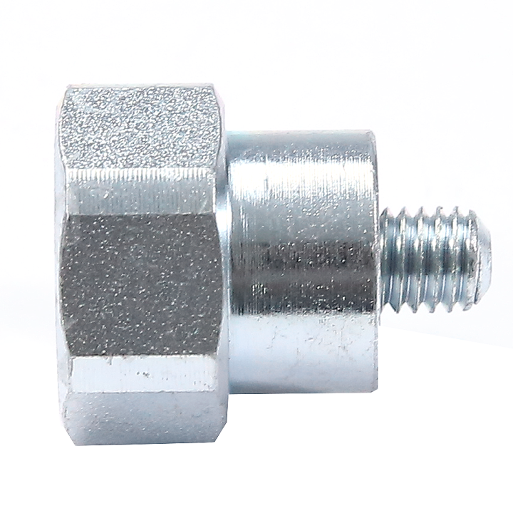 Adaptateur pour tête débroussailleuse Super pro Tecomec. Mâle. Ø 8x1,25. Pas à gauche.