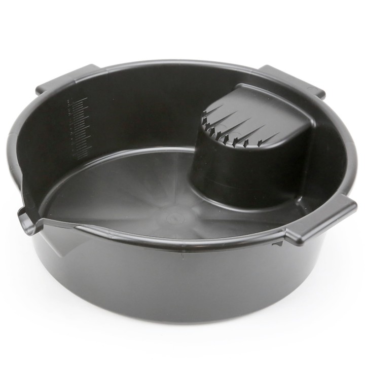 Bac de vidange rond 36 cm plate-forme et bec verseur