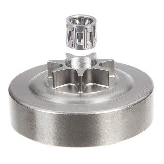 Pignon pour tronçonneuse Husqvarna .325". 7 dents. Hauteur cloche 16,8 mm