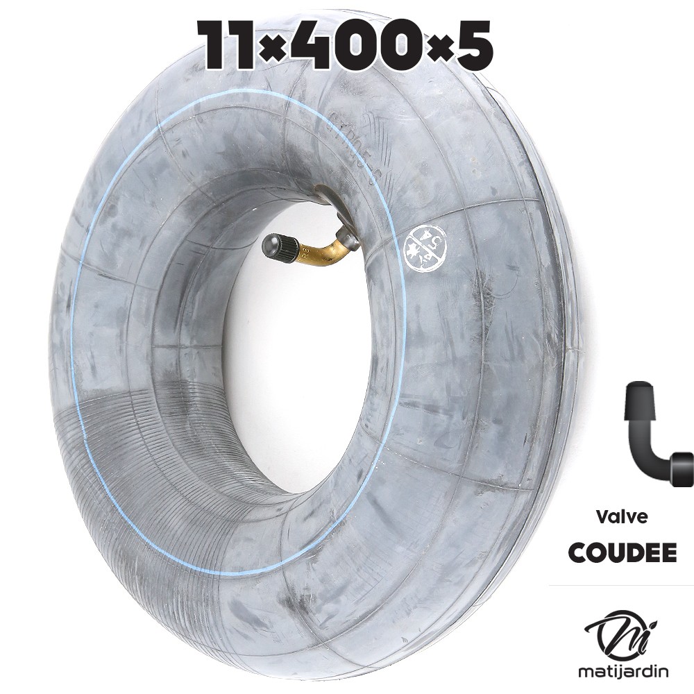 Matijardin Pneu Gazon 11x400x5 - 4 Plis Tubeless - Pour Tondeuse Et Tracteur - Charge 150kg