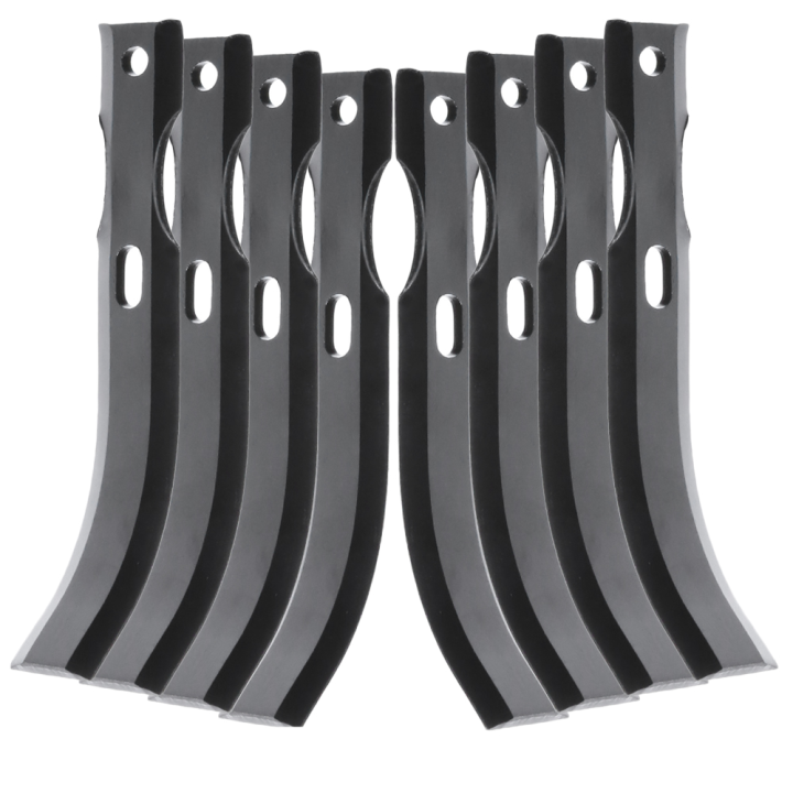 Outils, couteaux de fraises universels réversibles. Type bineur. Longueur : 190 mm